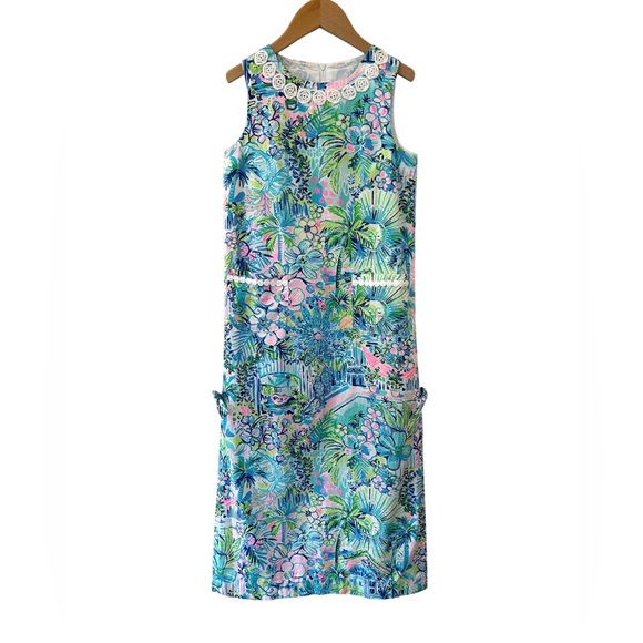 Lilly Pulitzer Other - Lilly Pulitzer girls Little Lilly Classic Maxi dress 10 Lilly’s House print